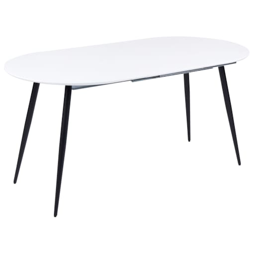 Stół do jadalni rozkładany STAVERTON Biały 120/160 cm 80 cm