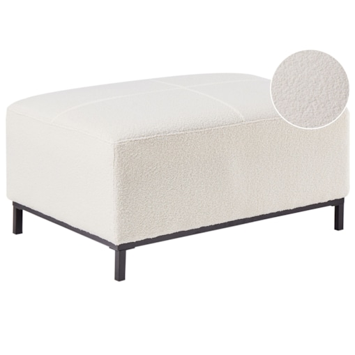 Otomana OSLO Biały Boucle