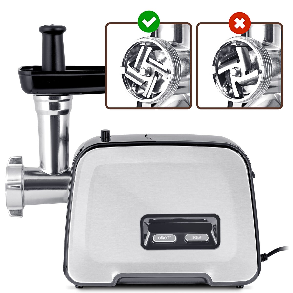 Maszynka do mielenia mięsa warzyw rozdrabniacz Berdsen