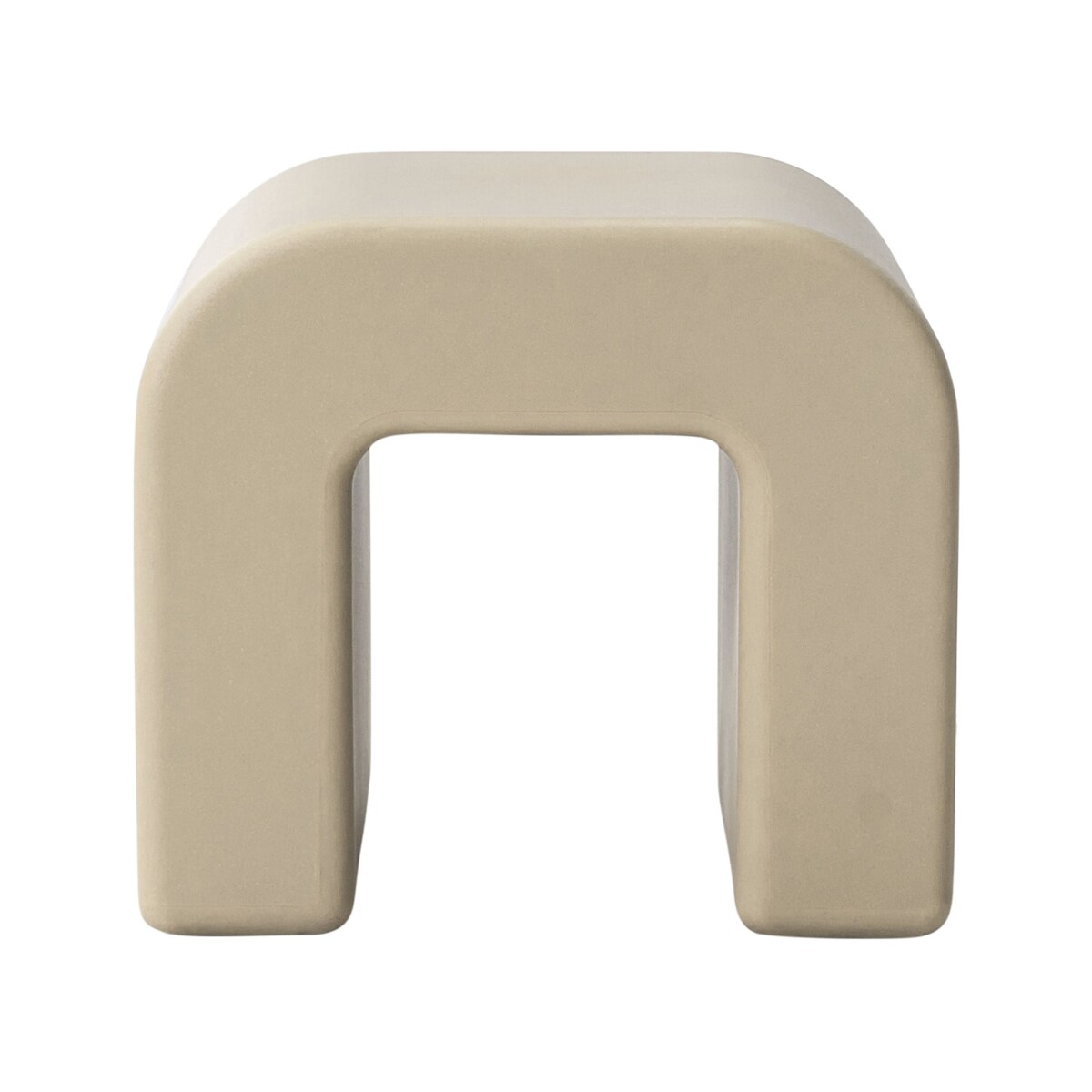 Zestaw 2 stolików pomocniczych MOZIA Piaskowy