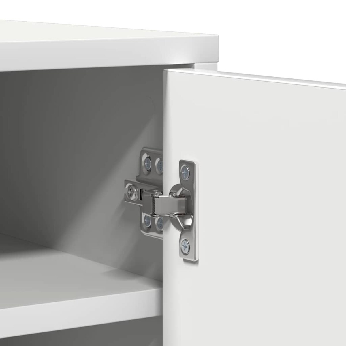 vidaXL Szafka na buty, biała, 60x35x92 cm, materiał drewnopochodny