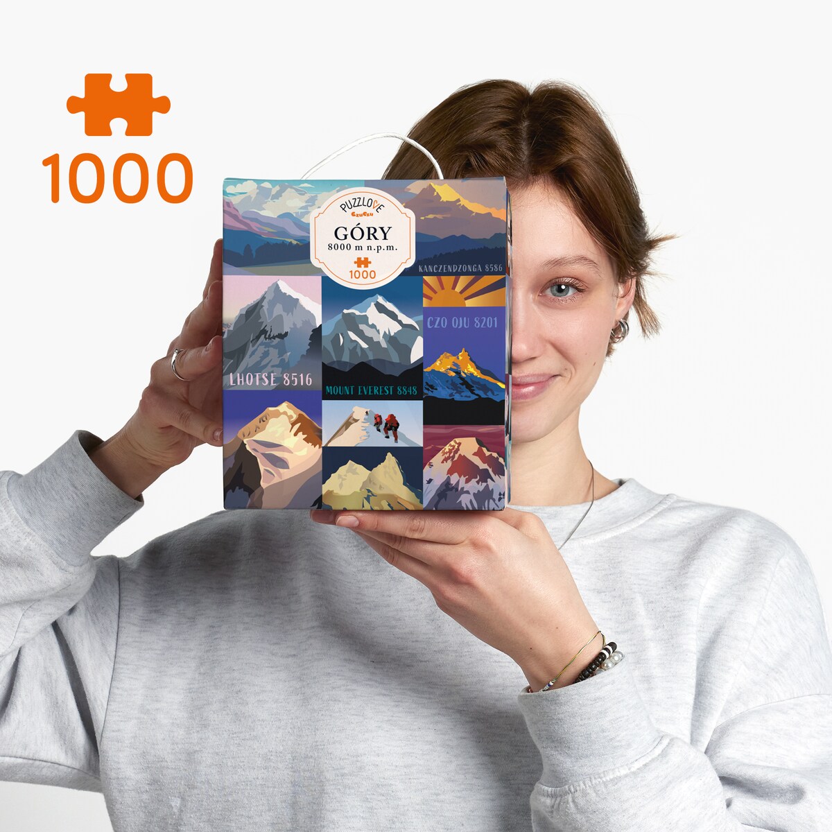 Puzzlove CzuCzu Góry 8000 m n.p.m. 1000 el.