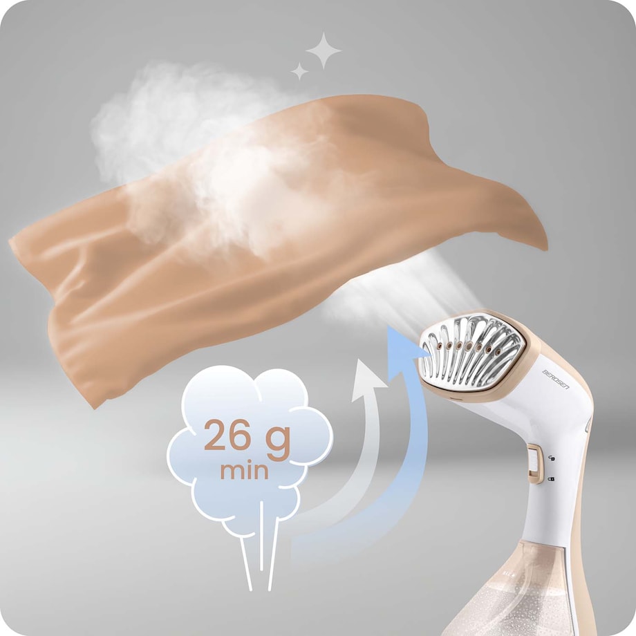 Parownica do ubrań Berdsen BD-311 Steamer parowy 1600W biały 331101