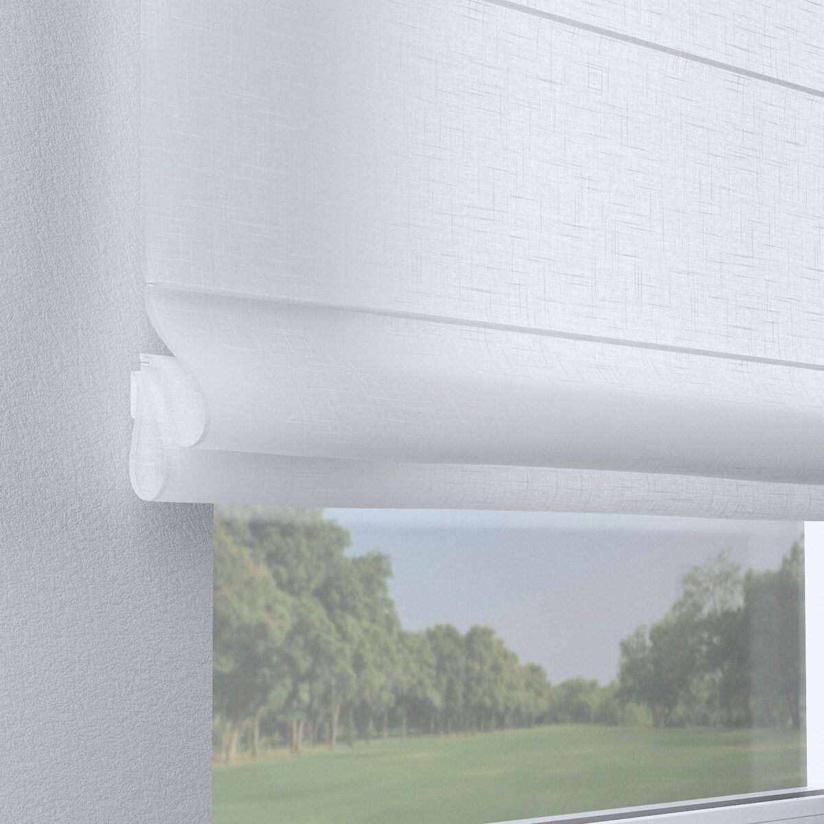 Roleta rzymska Capri 160x170 prześwitująca, biała