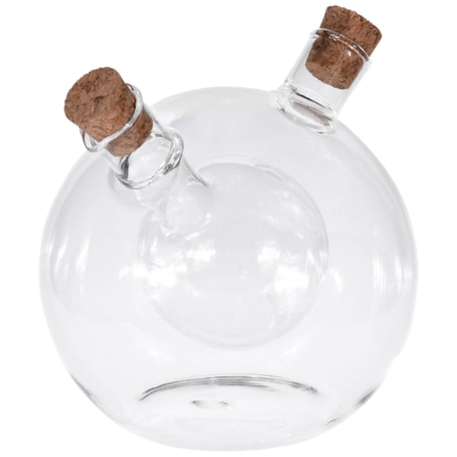 Butelka na ocet i oliwę w kształcie kuli oryginalny ozdobny i praktyczny gadżet kuchenny