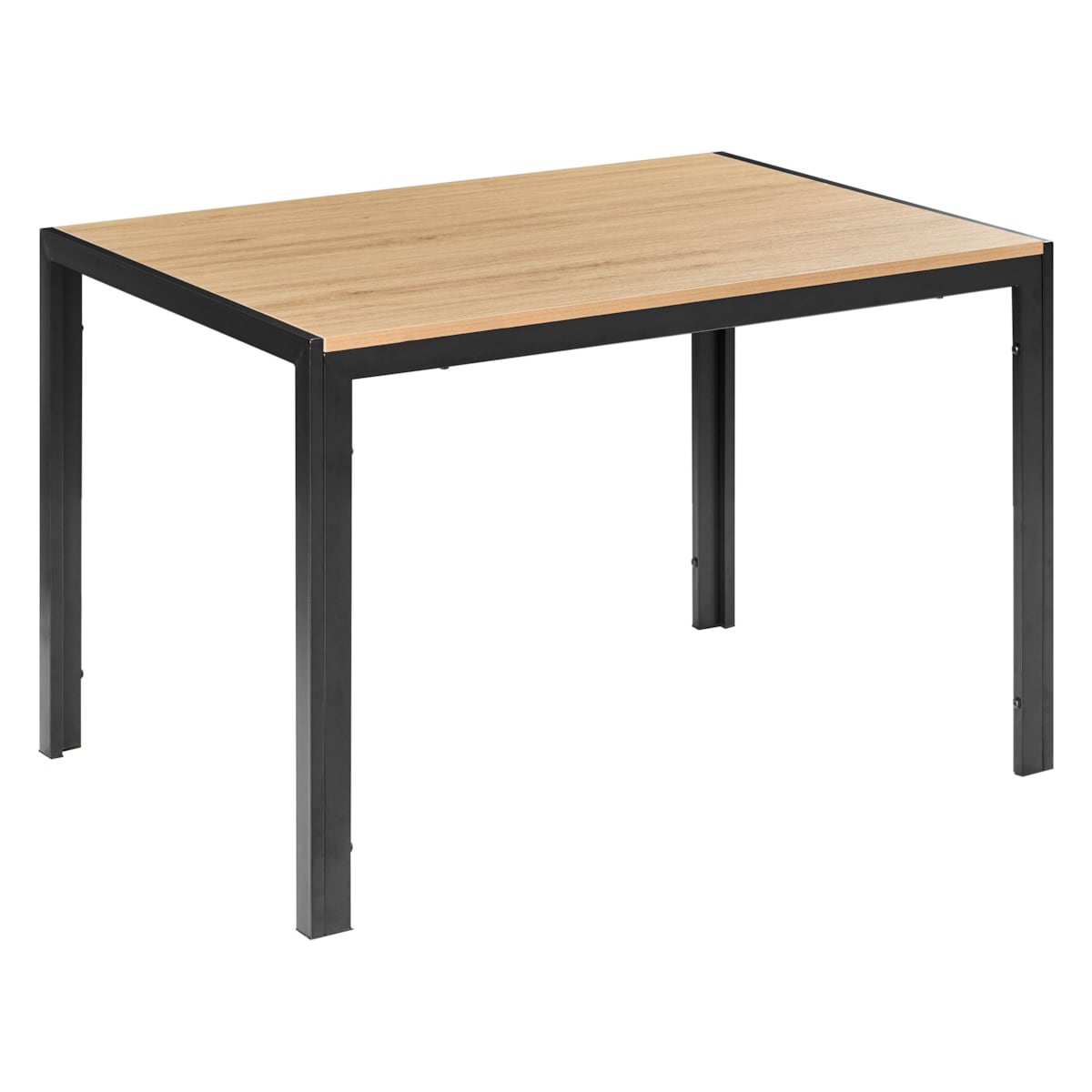 Stół do jadalni MANN Czarny/ jasny brąz 120 cm 70 cm