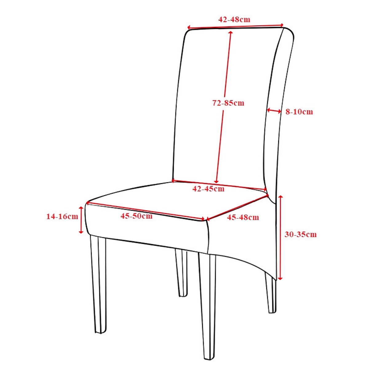 POKROWIEC NA KRZESŁO XL JASNY SZARY WELUR ELASTYCZNY [21DW]
