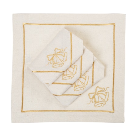 Serwetki Christmas Joyful Christmas Goldenline – komplet 4 szt.