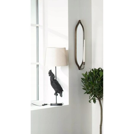 LAMPA PAPUGA STOŁOWA BIURKOWA NOCNA E27 50cm ptak dekoracyjna ozdoba