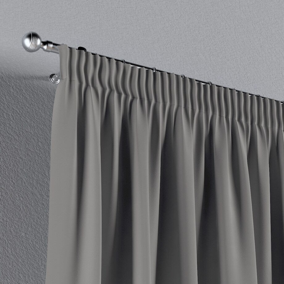 Zasłona na taśmie marszczącej 1 szt. 130x245 szary