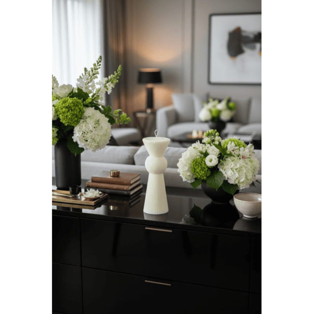 Świeca sojowa Enzo M – ręcznie wykonana, elegancka dekoracja do wnętrz