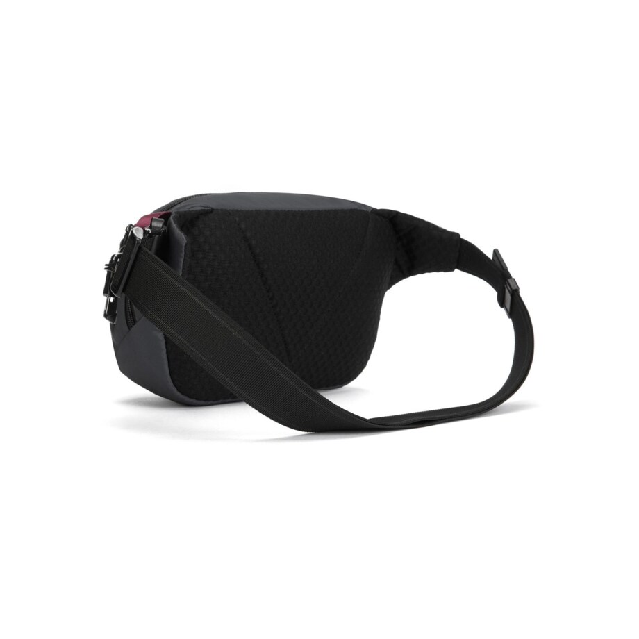 Saszetka nerka antykradzieżowa z recykling Pacsafe Vibe 100 - ciemnoszary