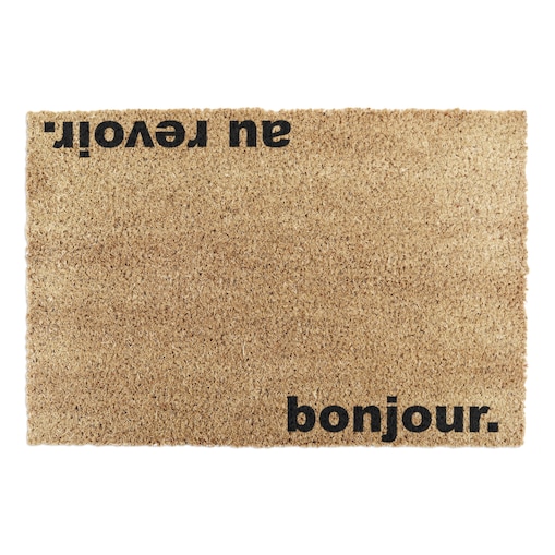 Wycieraczka Bonjour Aurevoir