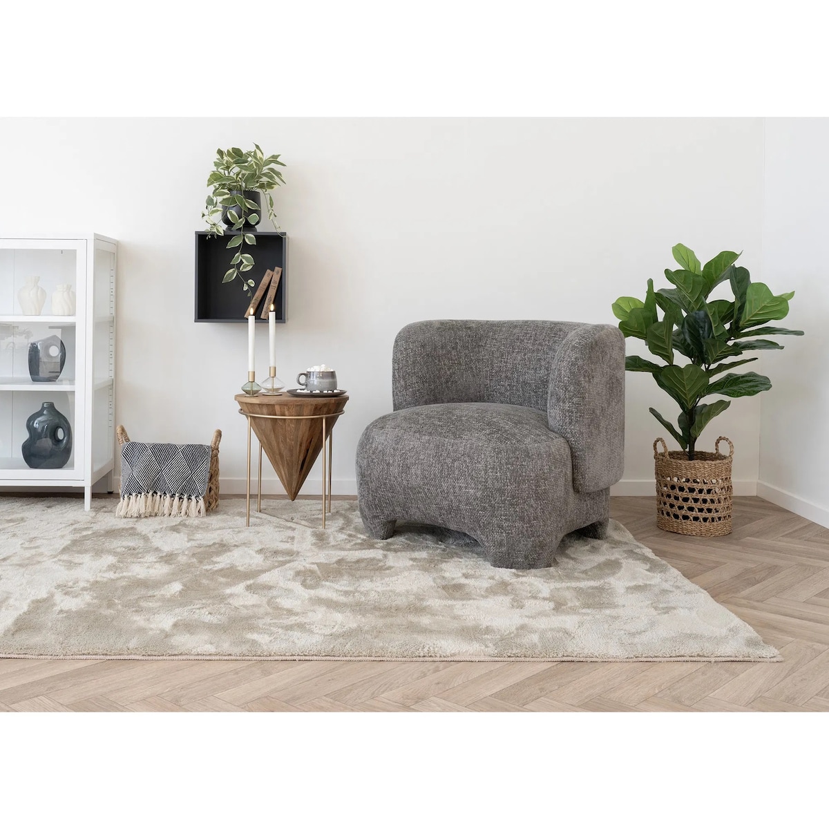 Koc bawełniany Izmir niebieski 130x180 ciepły pled na kanapę