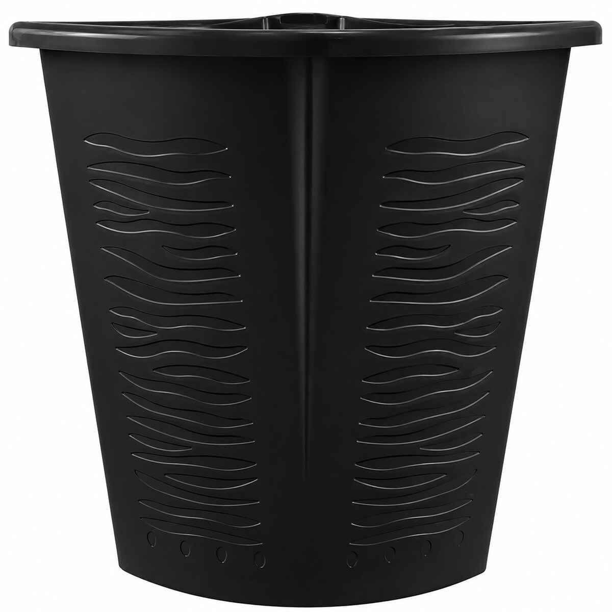 Kosz Na Panie Bieliznę Ubrania Do Łazienki Narożny Plastikowy Antracyt 45 L