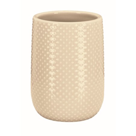 Kleine Wolke Dotty Kubek łazienkowy beżowy
