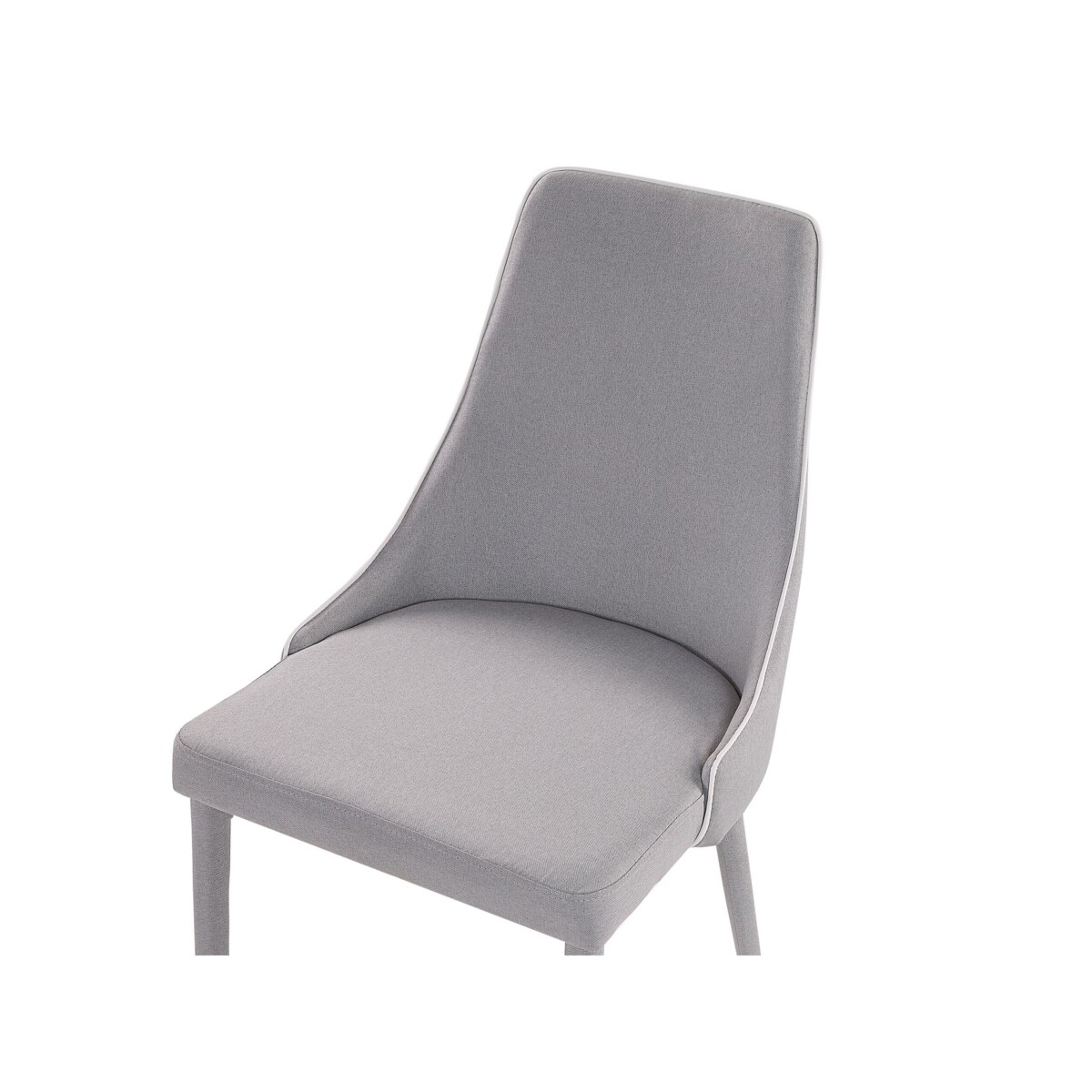 Zestaw 2 krzeseł do jadalni szary CAMINO