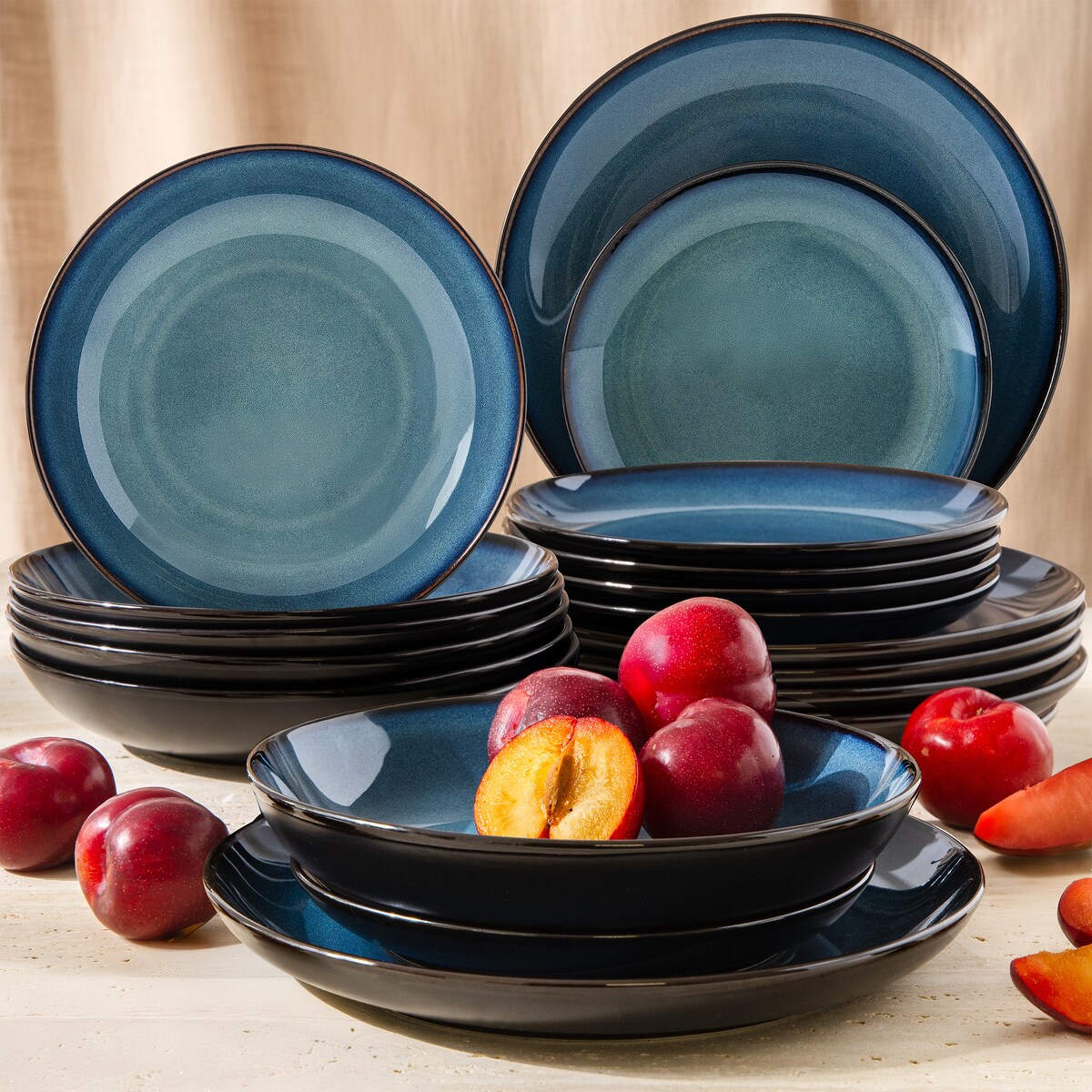 BALI Zestaw obiadowy 6 os. (18 el.)