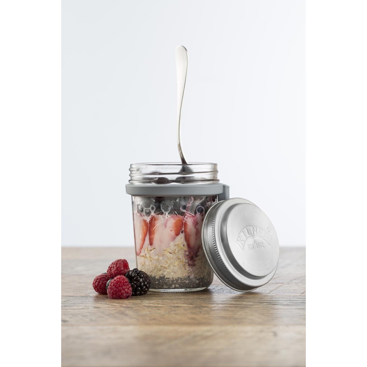 Słoik śniadaniowy z łyżką, 350 ml, Kilner