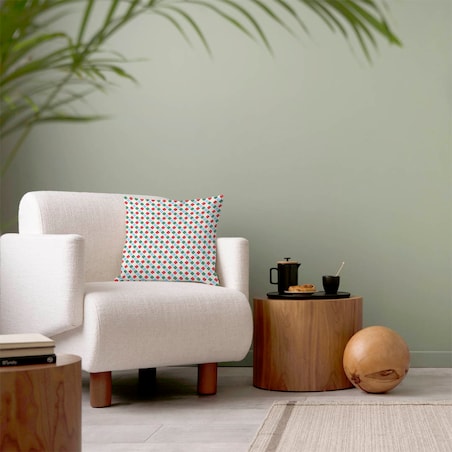 Poduszka świąteczna - Świąteczna kratka 45x45 cm