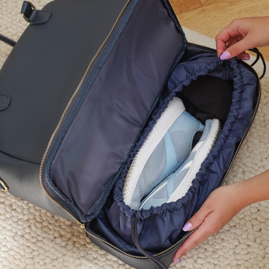 Torba damska Stackers Pebble granatowa