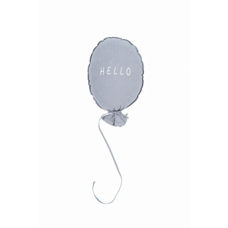 Balon dekoracyjny light grey - HELLO, ECRU