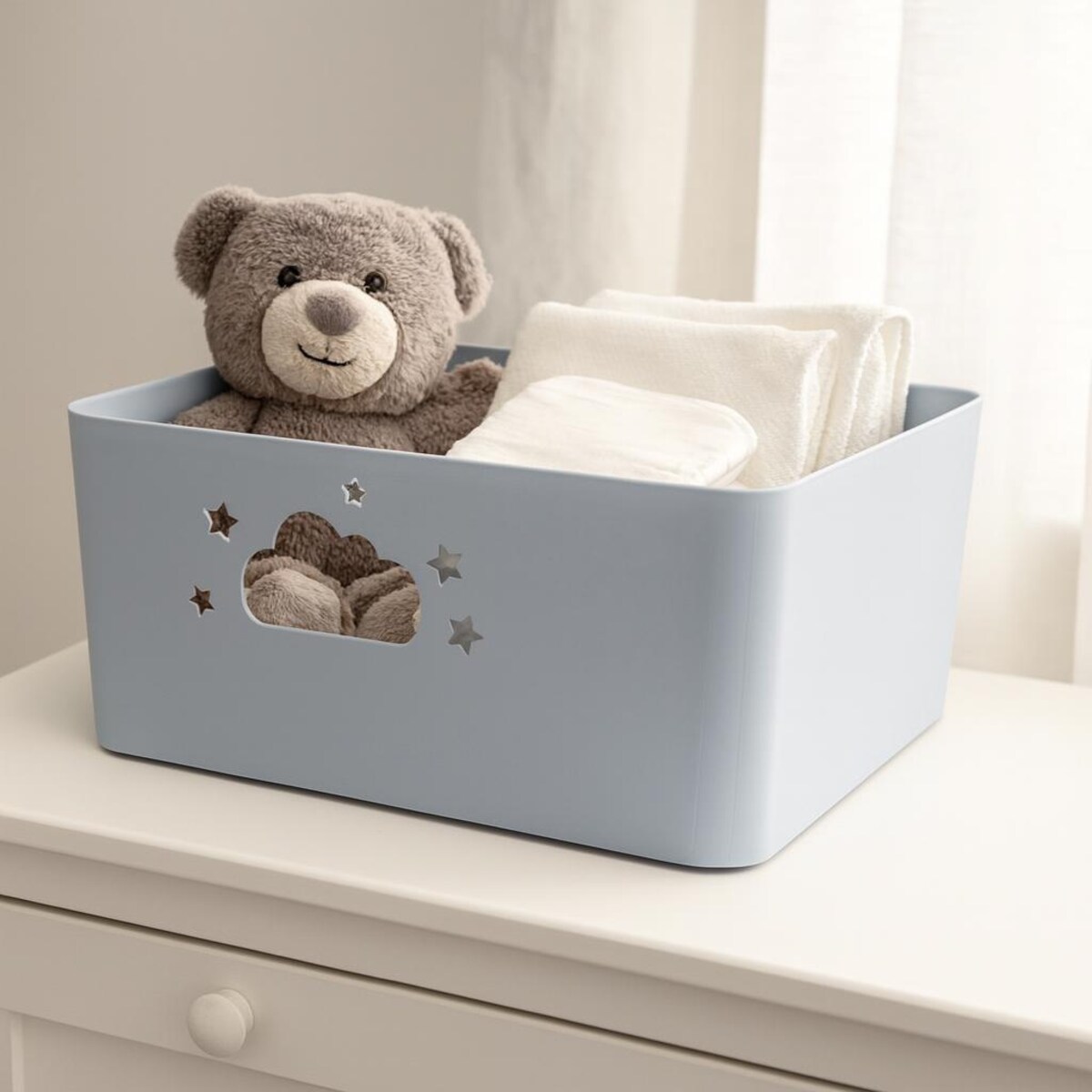 Pojemnik na zabawki SKY, 34,5 x 25 x 15 cm