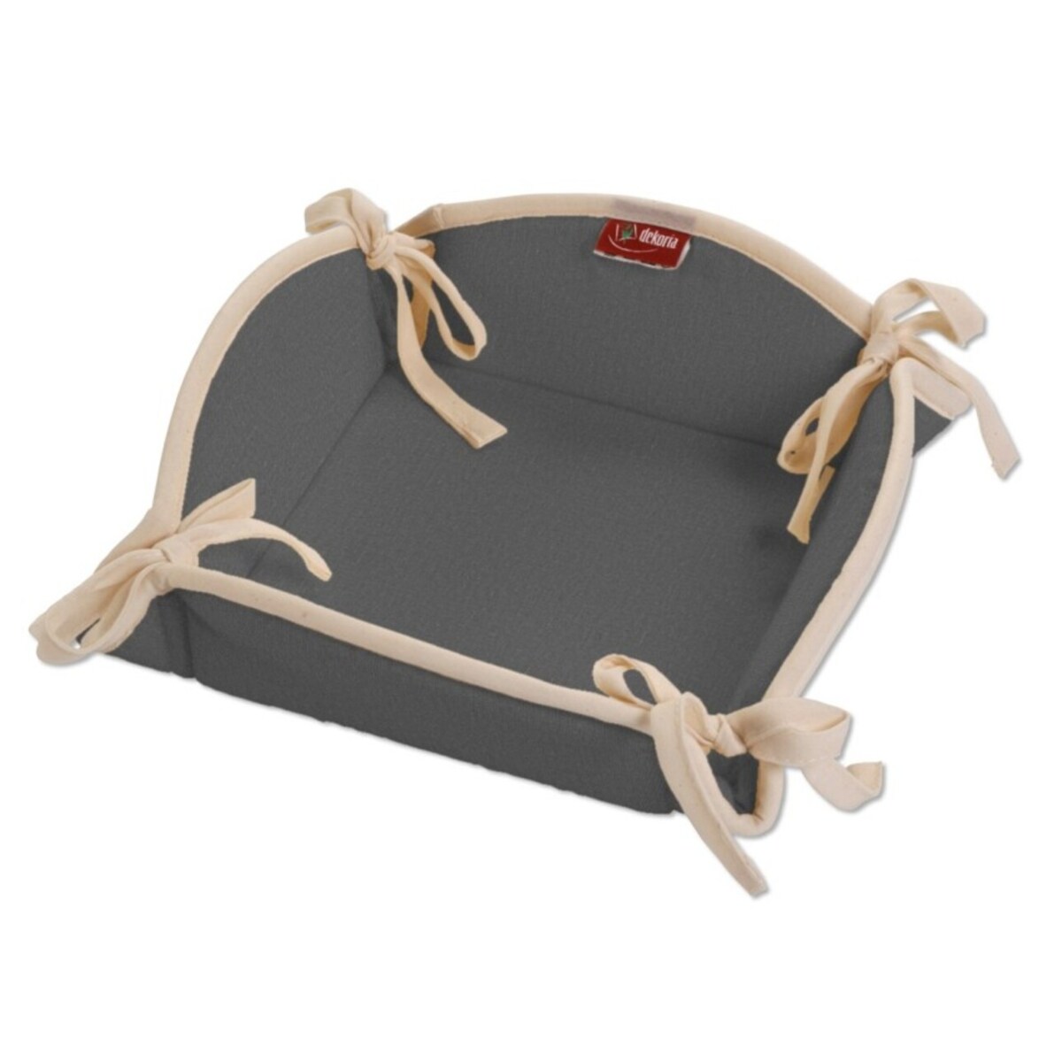 Koszyk, szary, 20 x 20 cm, Quadro