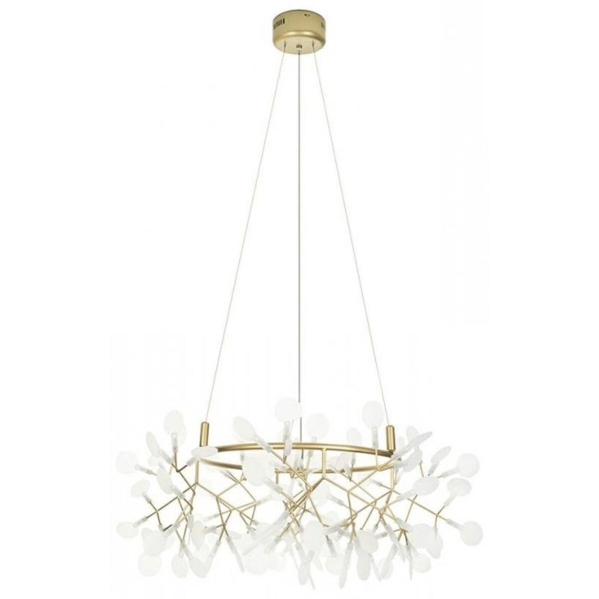 Stylowy żyrandol Flora MSE010100209 LED 32,4W złoty