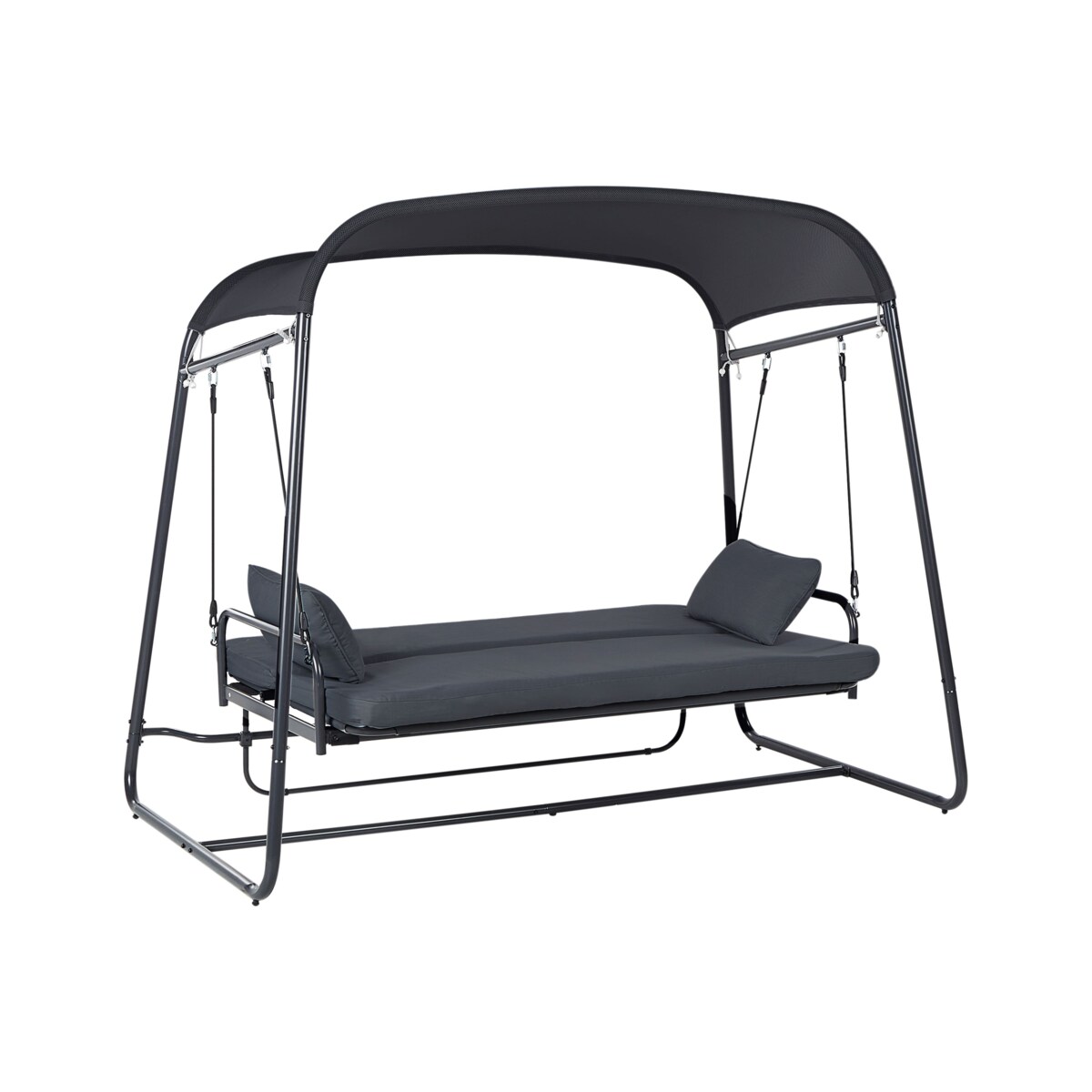 Huśtawka ogrodowa MARSCIANO Metal Ciemnoszary