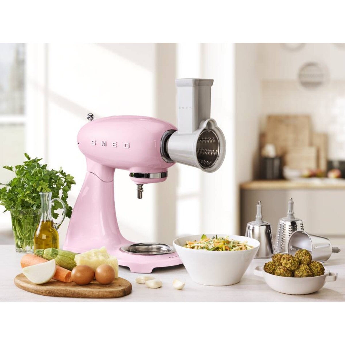 Mikser planetarny różowy 50's Style, SMEG