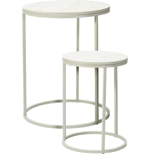 Zestaw stolików kawowych okrągłych SELI, 2 sztuki