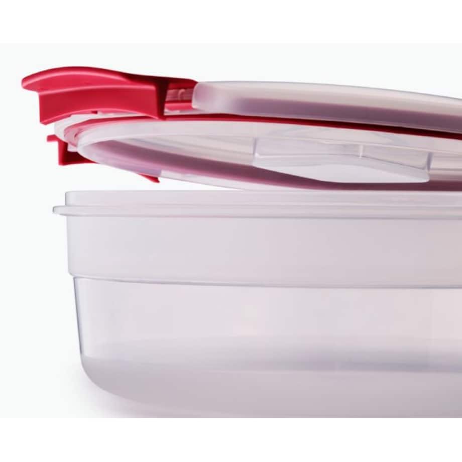 Zestaw 4 pojemników okrągłych Red Nest Lock Joseph Joseph