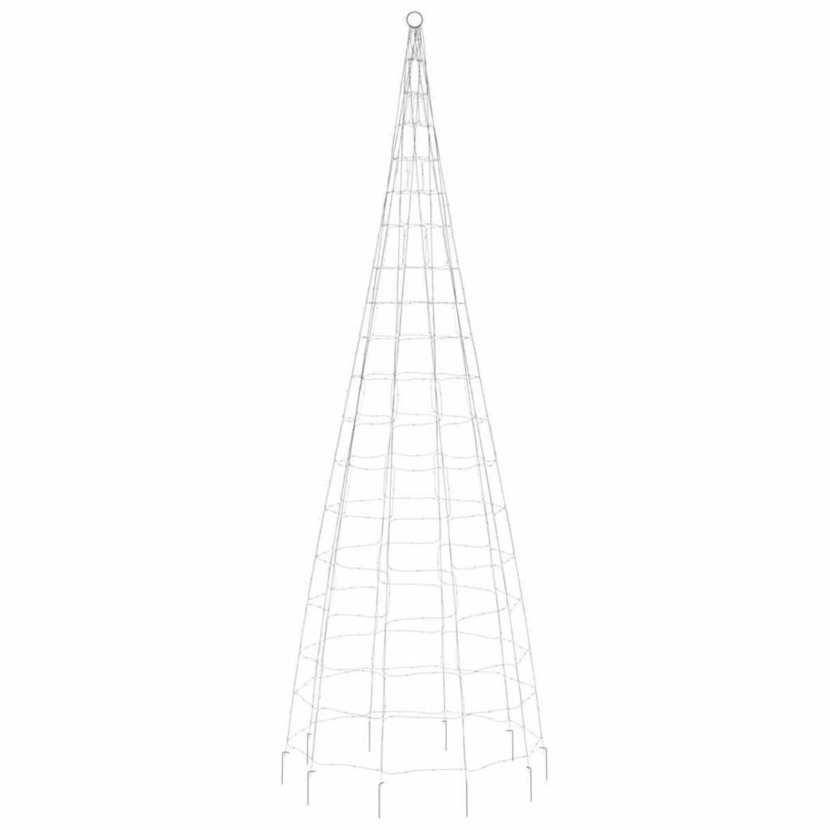 vidaXL Choinka LED 550 LED Zimna biel 300 cm