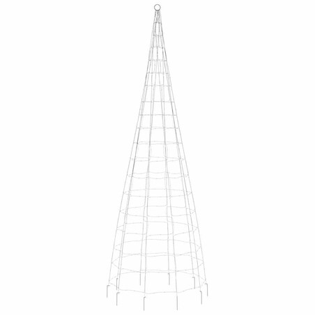 vidaXL Choinka LED 550 LED Zimna biel 300 cm