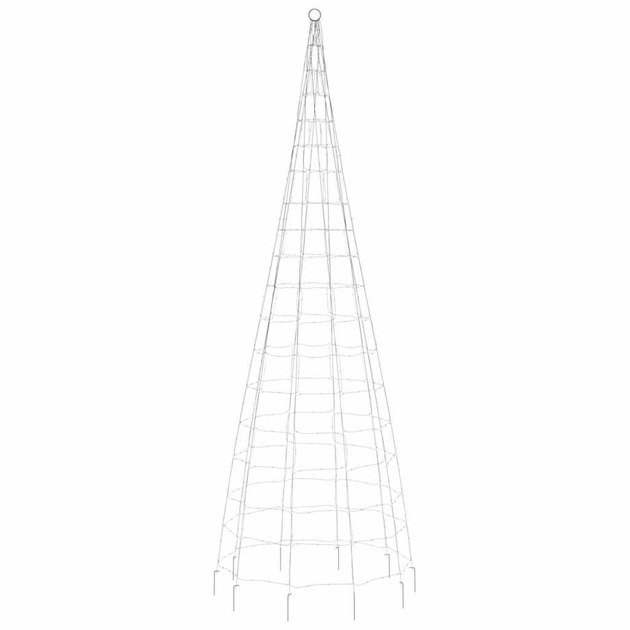 vidaXL Choinka LED 550 LED Zimna biel 300 cm