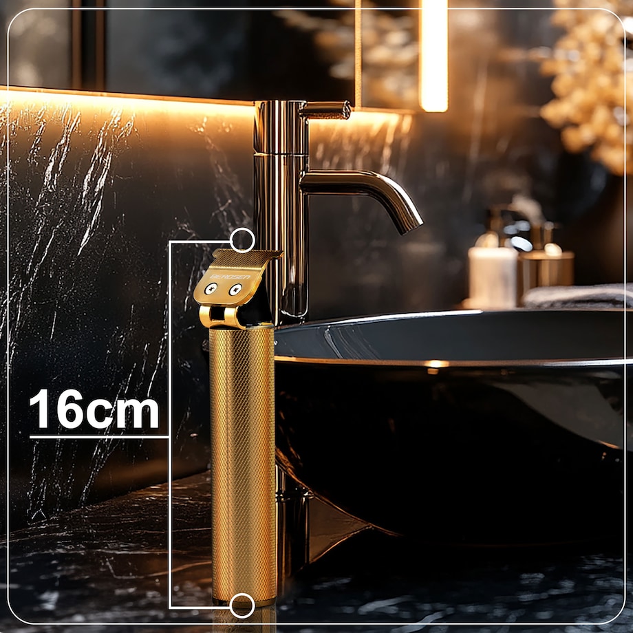 Maszynka do strzyżenia włosów brody Berdsen BD-260 złota