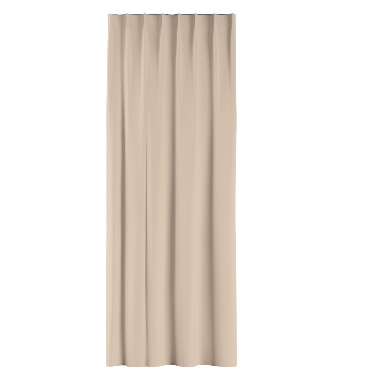 Zasłona na haczykach flex pojedynczych 130x245 kremowy beż