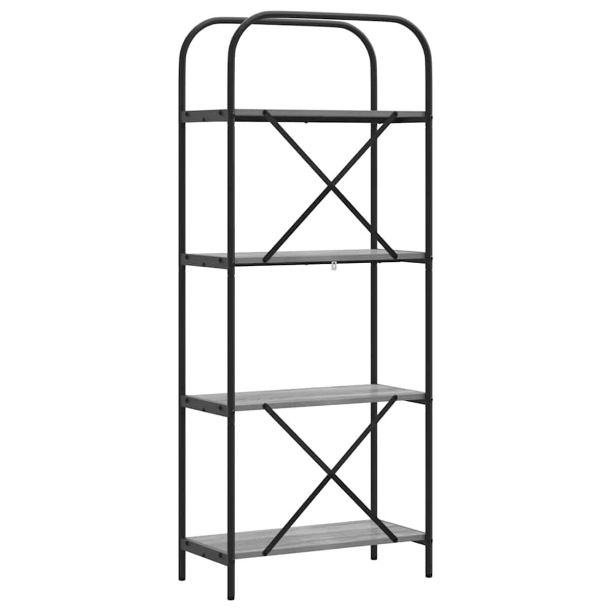 vidaXL Półka na książki Szary dąb sonoma 60 x 30 x 146 cm