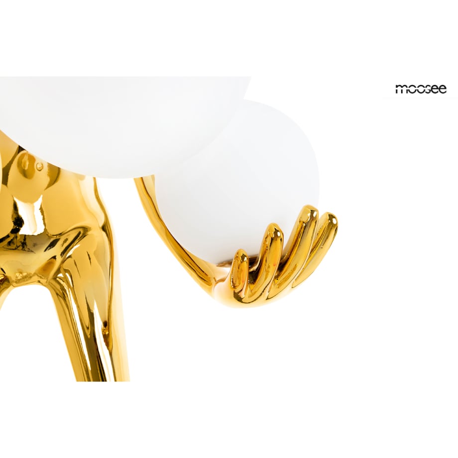 MOOSEE lampa podłogowa HUMAN GOLD PREMIUM