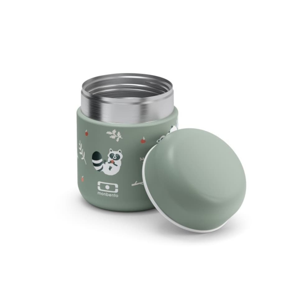 Termos obiadowy dziecięcy Racoon Capsule, 280 ml, Monbento