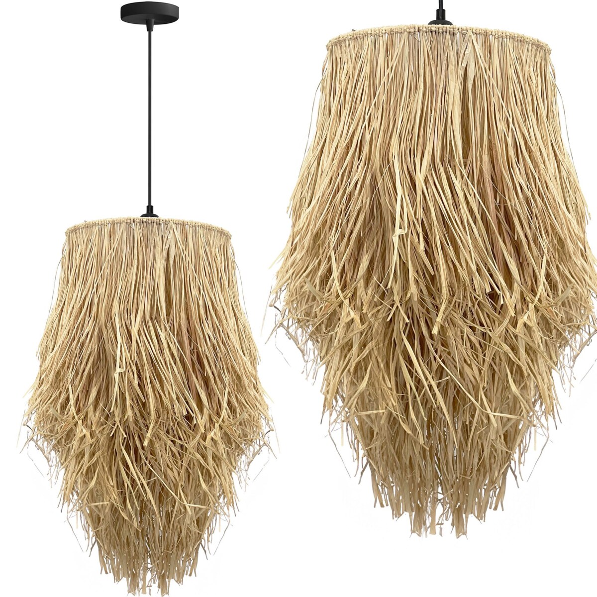 Lampa wisząca Boho naturalna APP1322-1CP