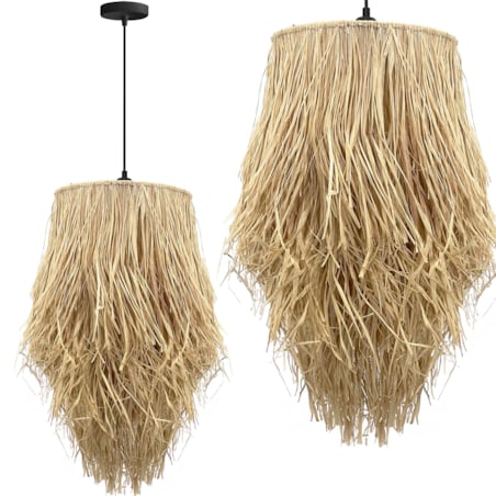 Lampa wisząca Boho naturalna APP1322-1CP