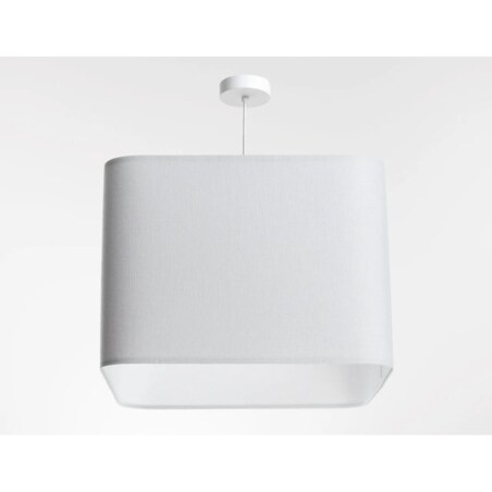 Lampa wisząca KWADRO LEN 008-40w20 biała