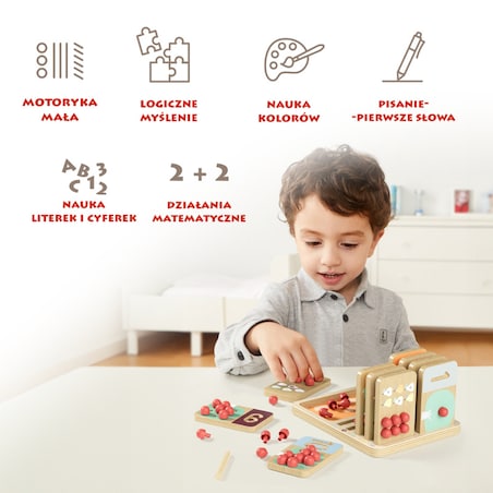 Liczę owoce - Zabawka dla dzieci do nauki liczenia 36 mies.+ Top Bright