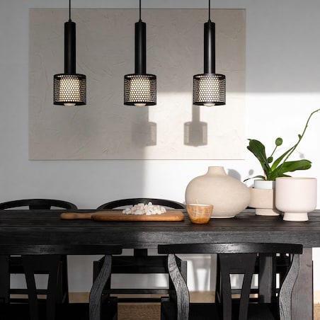Lampa wisząca Light Prestige Amo czarny 3 x E27 1 szt.