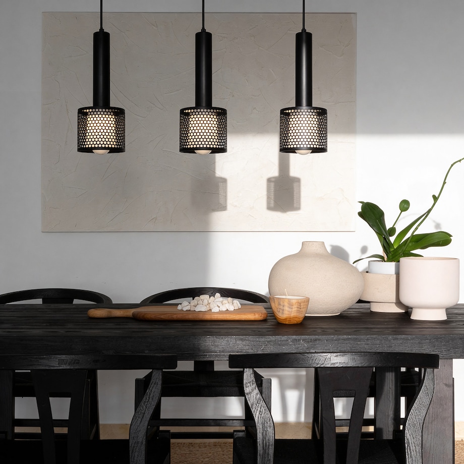 Lampa wisząca Light Prestige Amo czarny 3 x E27 1 szt.