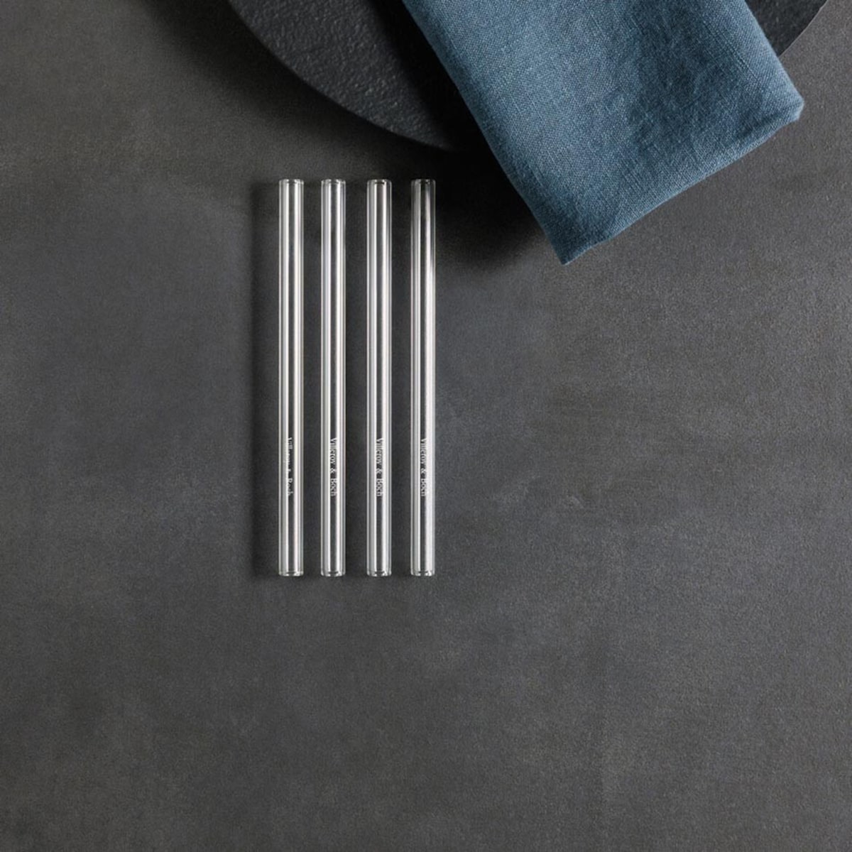 Zestaw 4 słomek szklanych Purismo Bar, 15 cm, Villeroy & Boch