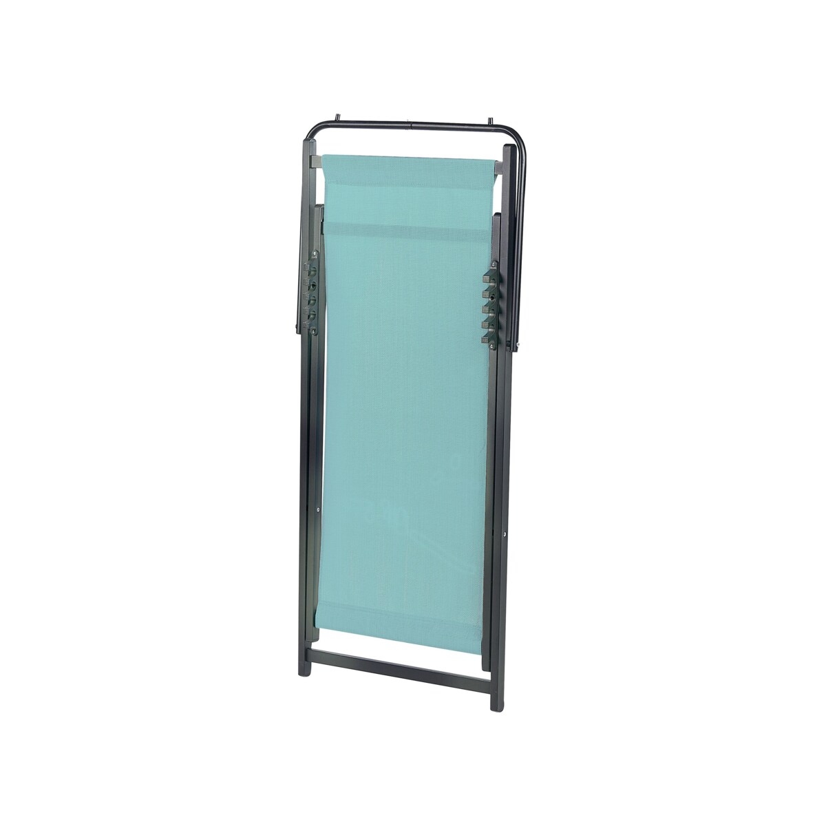 Leżak ogrodowy turkusowo-czarny LOCRI II