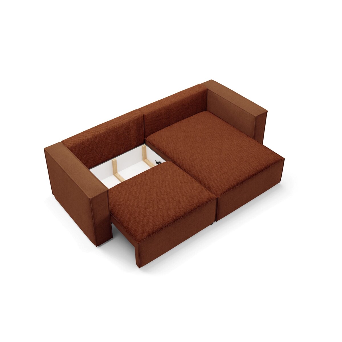 Narożnik KEYMON L z funkcją spania Kolor: Dunbar 80 / Sicuro 30